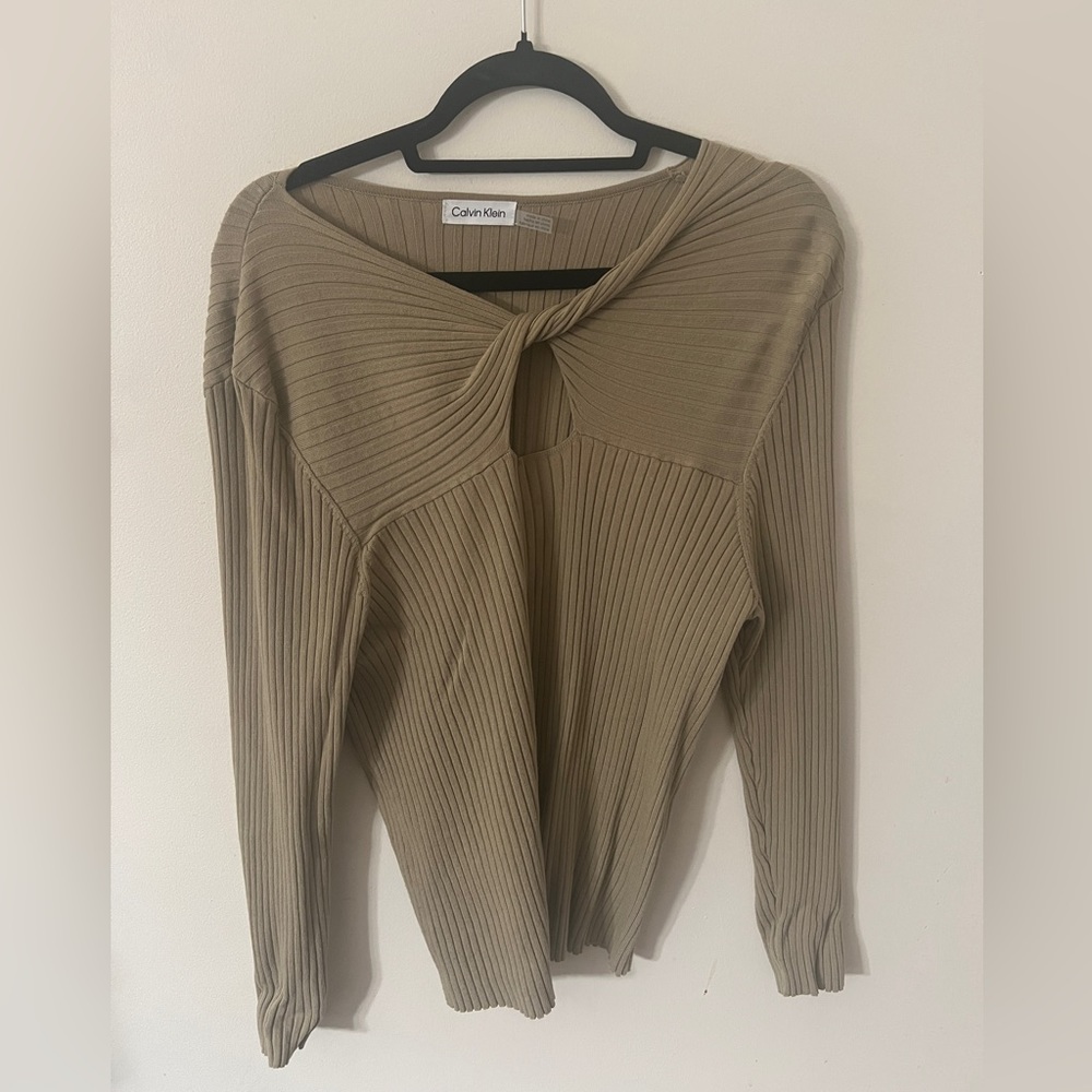Barley worn top.